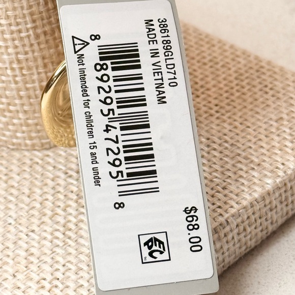 Robert Lee Morris Soho Gold-Tone Hammered Cuff Bracelet - Picture 5 of 6